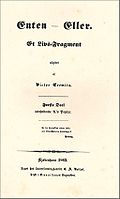 Title page of the original Danish edition from 1843