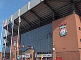 Anfield, home of Liverpool F.C.