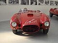 Una Lancia D24 (1953) nell'originale rosso Montebello di Lancia