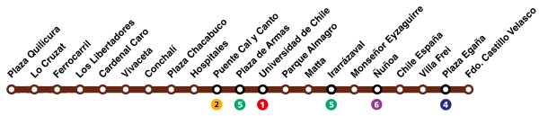 Estaciones de la Línea 3 del Metro de Santiago