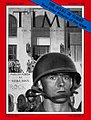 Image 48Time magazine (October 7, 1957), featuring Army paratroopers at Little Rock. (from History of Arkansas)