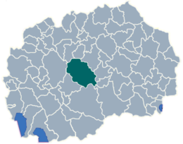 Čaška – Mappa