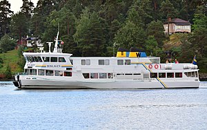 M/S Roslagen vid Vaxholm, augusti 2013.