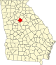 State map highlighting Newton County