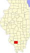 State map highlighting Perry County