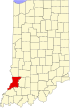 State map highlighting Knox County