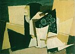 Louis Marcoussis: La Grappe de raisins (1920), gouache, 30,5x43. På lån från privatperson, men likväl beslagtagen i augusti 1937 på Landesmuseum i Hannover (före detta Provinzial-Museum). Restituerad till sin rättmätige ägare år 2000. Idag i privat ägo i Storbritannien.