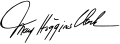 Mary Higgins Clark's signature