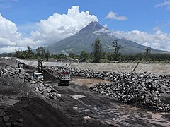 Mount Mayon view from Yawa River-Cagsawa