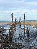 Remnants of the Onekaka Wharf