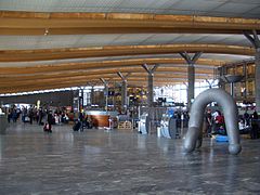 Oslo Airport, check-in area