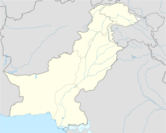 Mastung on map of Pakistan