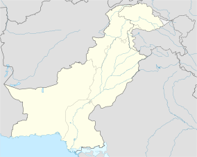 Map showing the location of Margalla Hills National Park