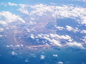 Vue aérienne de la pointe Calimère.