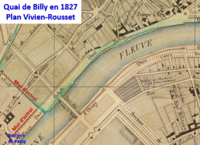 Quai de Billy en 1827.