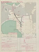 Landing chart for Rongotai Aerodrome in 1954
