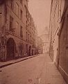 La rue en 1902, photographie d'Eugène Atget.