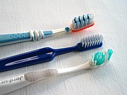 plastic toothbrushes