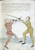 Two-handed sword fighting instructional by Sigmund Ringeck, c. 15th century AD