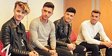 Union J interviewed by students of Ullswater Community College in 2016