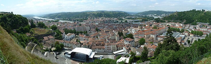 Vue depuis le Belvédère de Pipet.