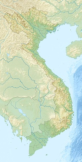 Map showing the location of Bù Gia Mập National Park