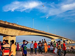 View of Syed Nazrul Islam Bridge