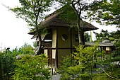 Shigure-tei is a unique two storied chashitsu, at Kōdai-ji in Kyoto.