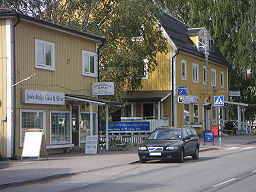 Stockholmsvägen (Länsväg 545) i "Gamla" Bålsta