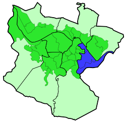 Mappa dei quartieri di Bilbao