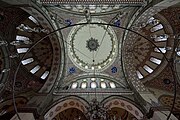 The mosque's central dome and semi-domes