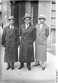 Singh (centre) in Berlin, on the way to attend the League of Nations Conference in Geneva.