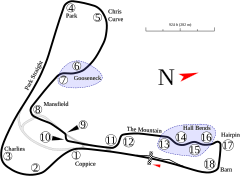 Tracciato di Cadwell Park