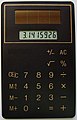 Calculadora solar ultradelgada (~ 2 mm de espesor), (1990).