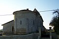 Le chevet de l'église (nov. 2010)