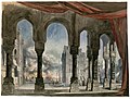 Image 146Set design for Act 5 of La reine de Chypre, by Charles-Antoine Cambon (restored by Adam Cuerden) (from Wikipedia:Featured pictures/Culture, entertainment, and lifestyle/Theatre)