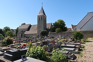 Vue du cimetière.