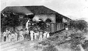 Estación Cúcuta en 1910.