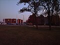 English Hall (left) and Gerig Hall (right)