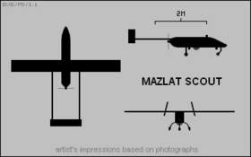 vue en plan de l’avion