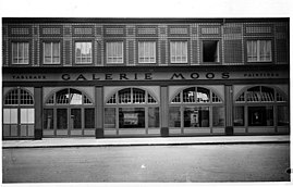 Galerie Moos, rue du Léman, 3 à Genève, vers 1928.