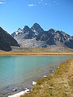 Il Grand Assaly visto dai pressi del rifugio Albert Deffeyes