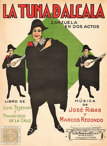 "La Tuna de Alcalá", zarzuela de 1926.