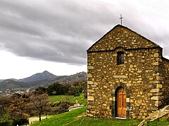 Vue de la chapelle San Cervone.