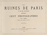 Title page of a collection of photographs published in 1871. Metropolitan Museum of Art.