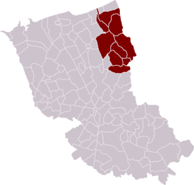 Localisation de Communauté de communes de Flandre