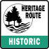 Historic Heritage Route marker