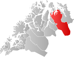 Nordreisa kommun i Troms fylke.