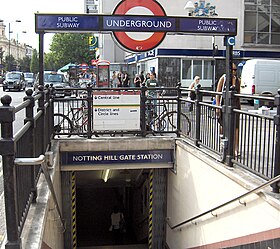 Image illustrative de l’article Notting Hill Gate (métro de Londres)