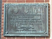 Orient Heights WWI plaque